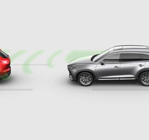 2020 Mazda CX-9 SMART CITY BRAKE SUPPORT WITH PEDESTRIAN DETECTION | Parkway Family Mazda in Kingwood TX